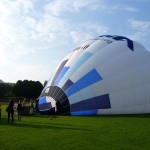 Aufbau des Aquarena Ballons